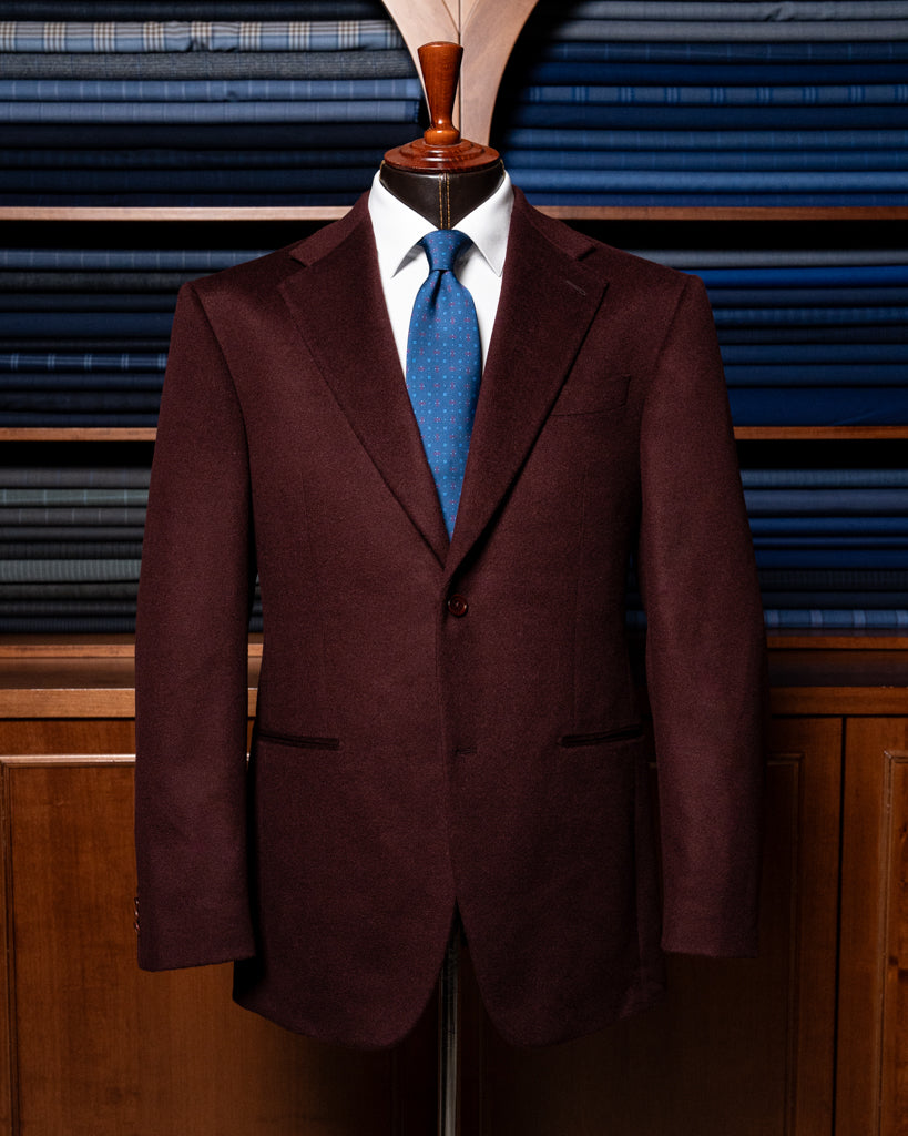 Giotto Wool Burgundy Jacket