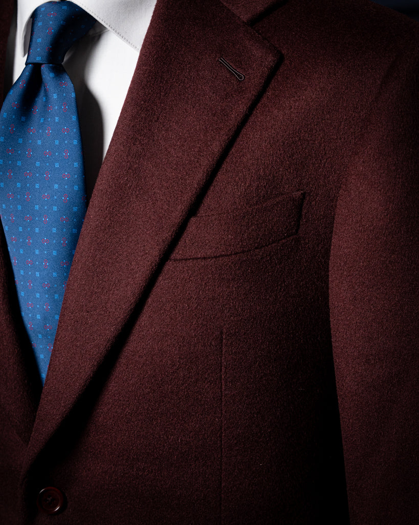 Giotto Wool Burgundy Jacket