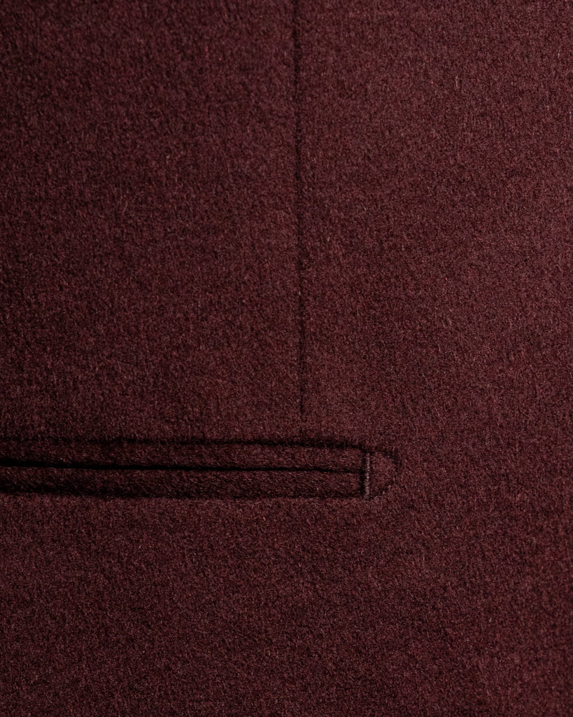 Giotto Wool Burgundy Jacket