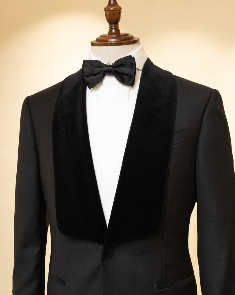 Donatello Black Tuxedo Square with Black Velvet