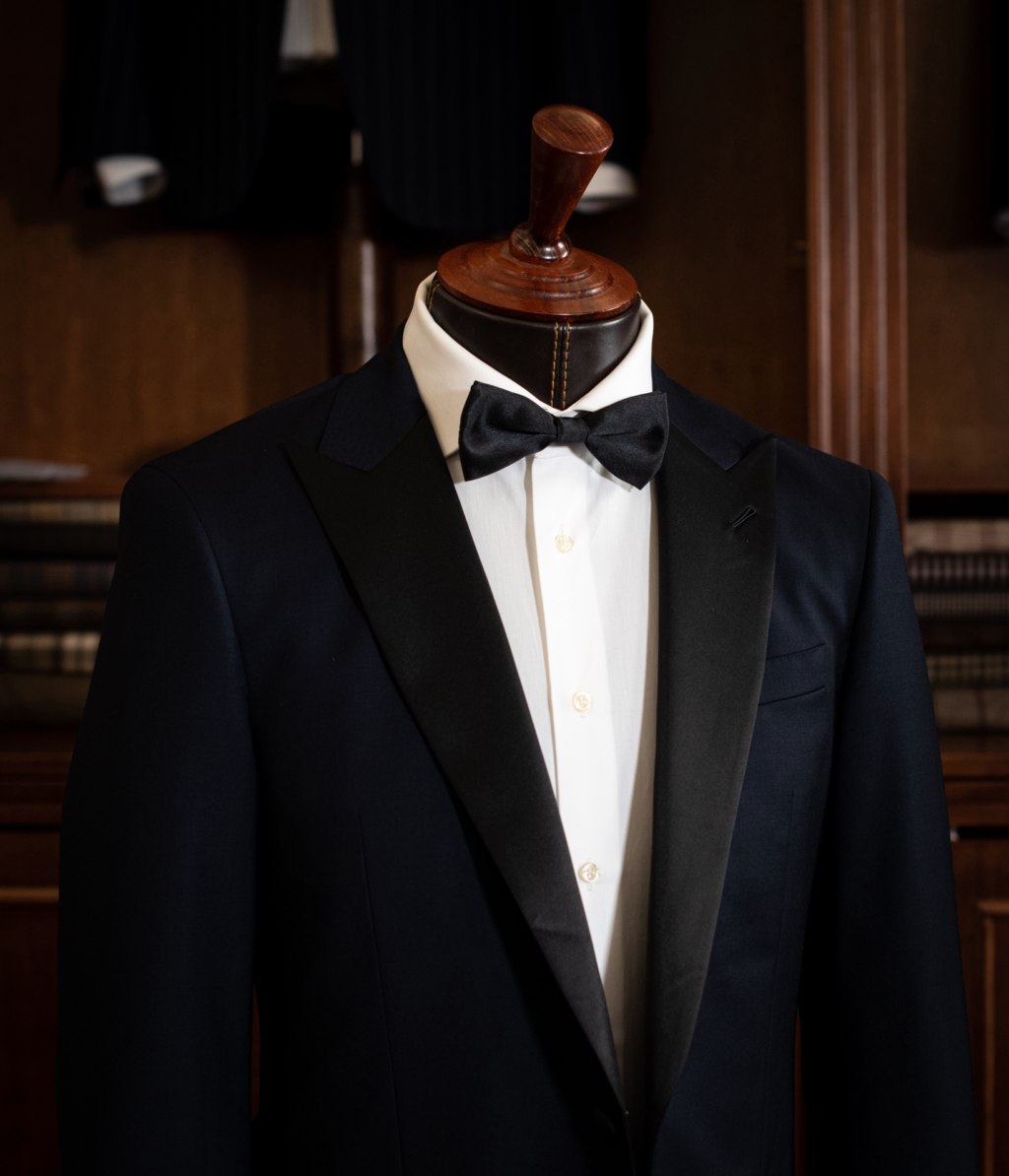 Michelangelo Blue Satin Tuxedo