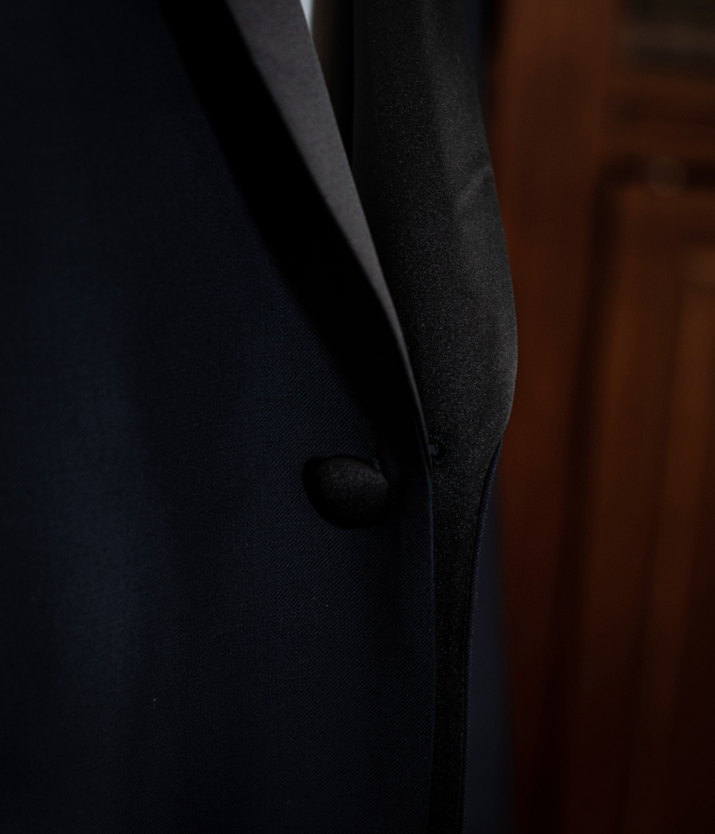 Michelangelo Blue Satin Tuxedo
