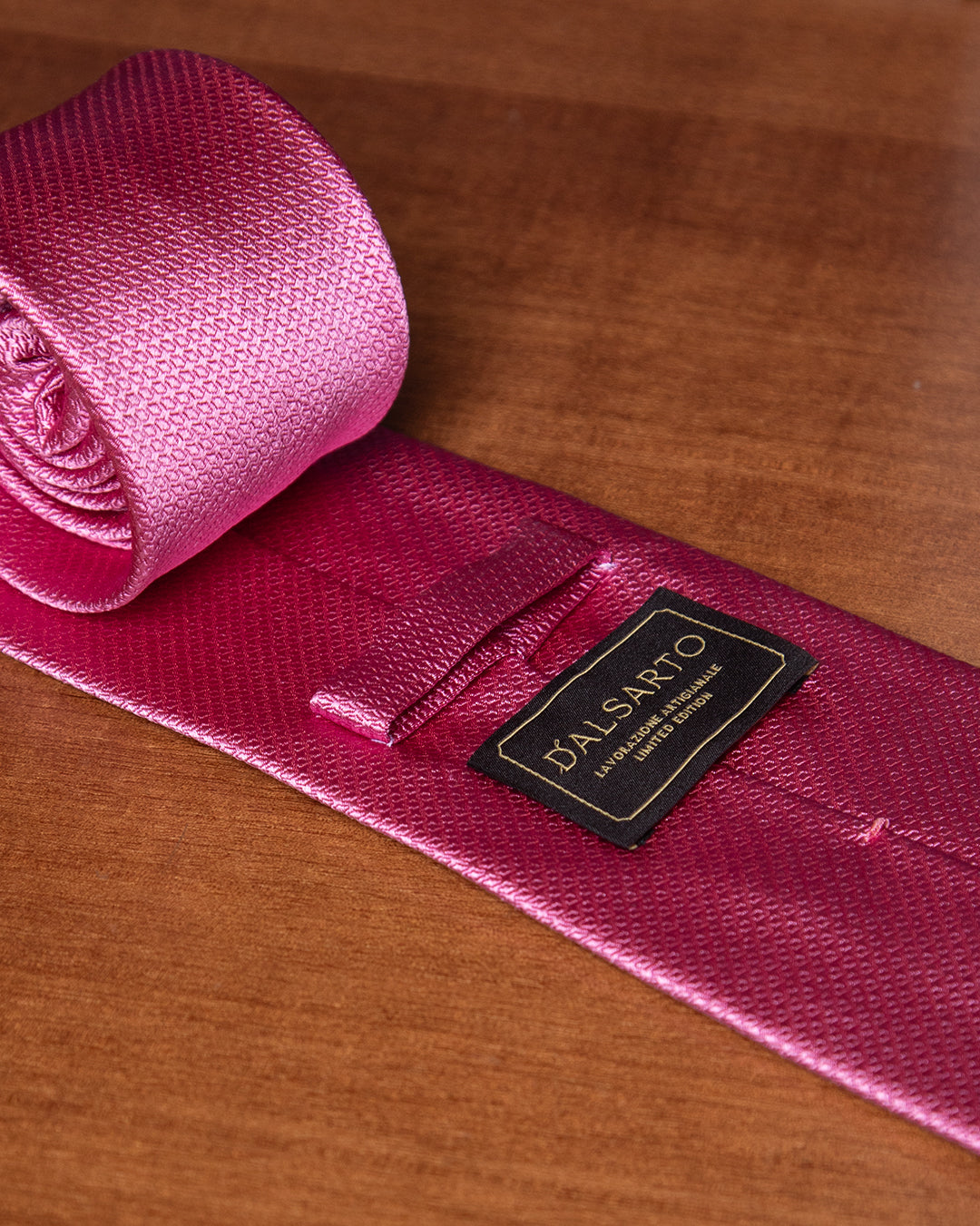 Cravatta Micro-Jacquard Ciclamino