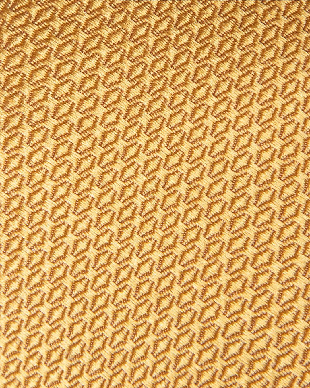 Cravatta Micro-Jacquard Giallo Ocra