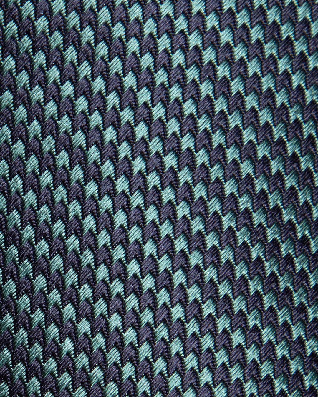 Cravatta Micro-trama bicolore Verde Acqua e Blu