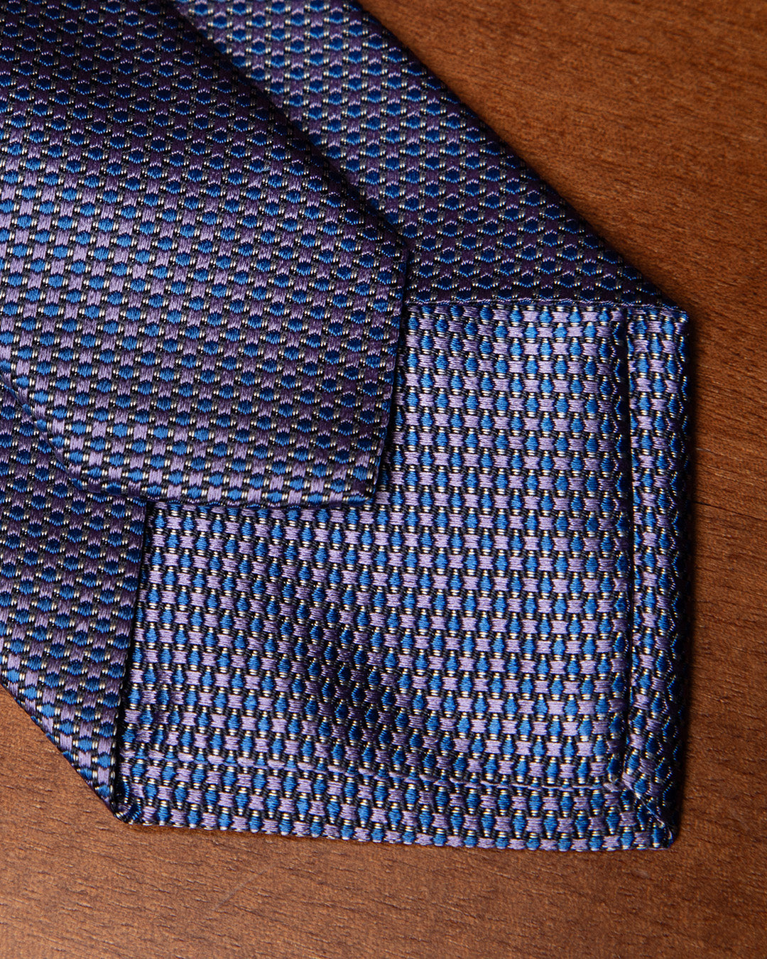 Cravatta Micro-rilievo Jacquard Viola