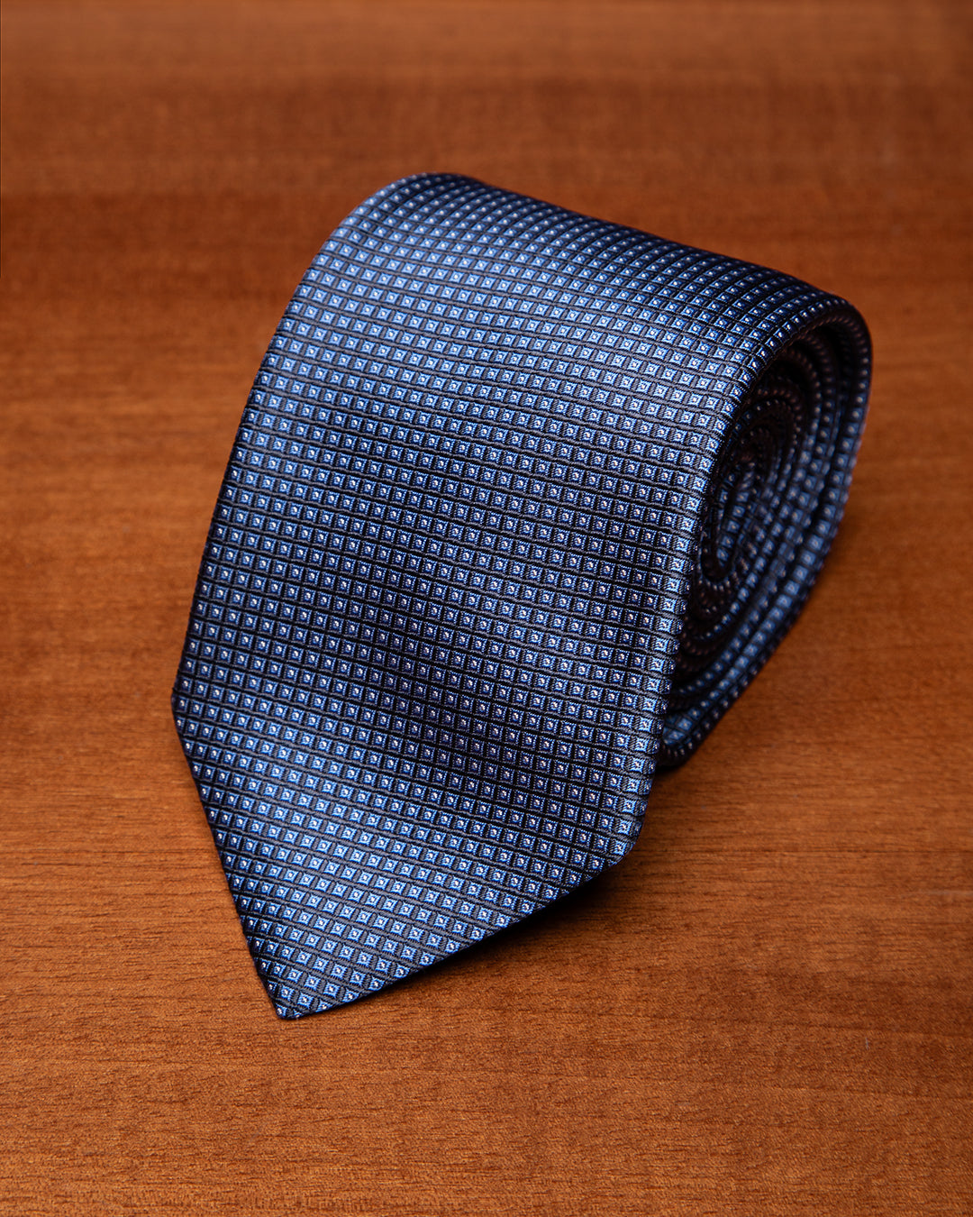 Cravatta Micro-Pixel Oltremare