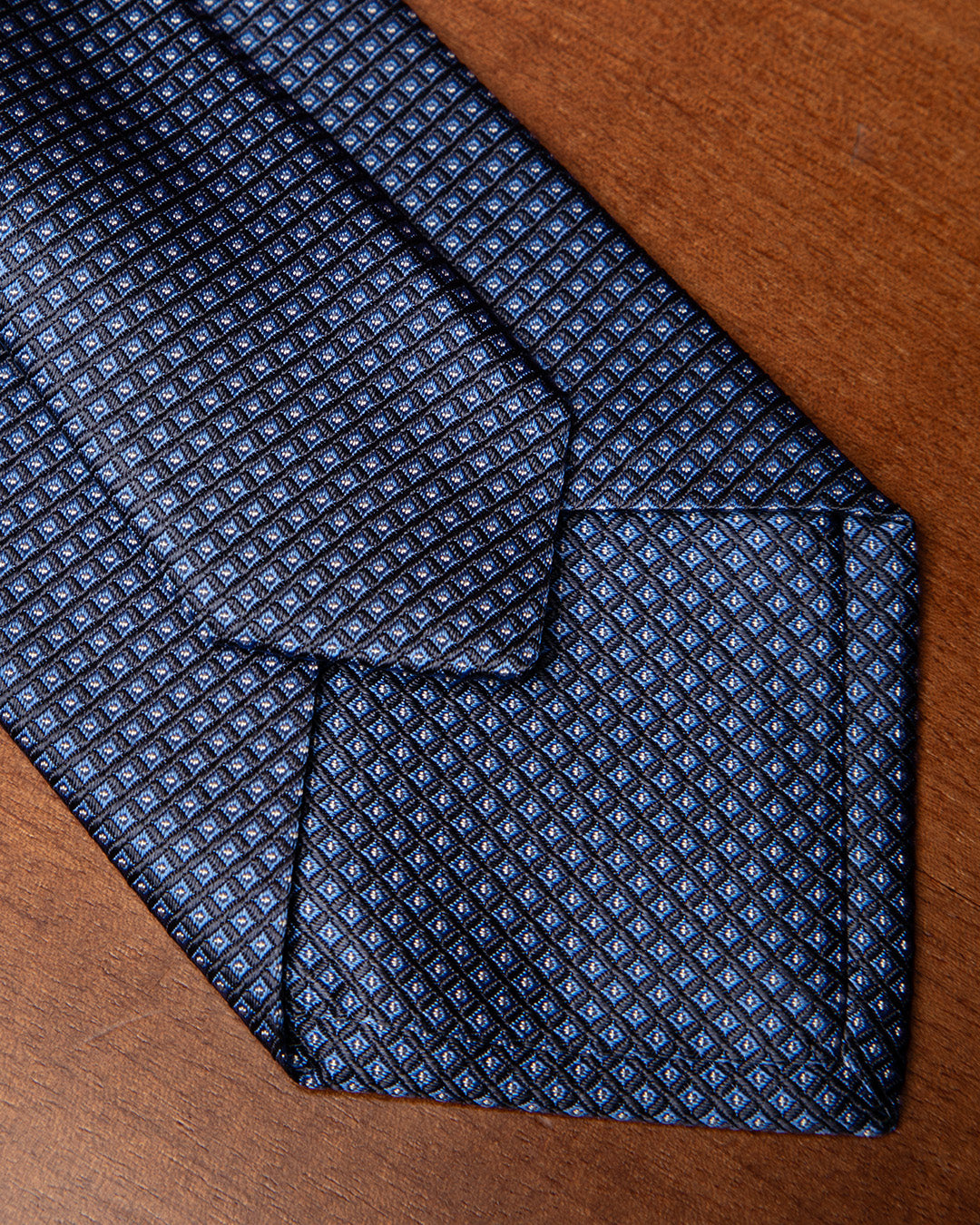 Cravatta Micro-Pixel Oltremare