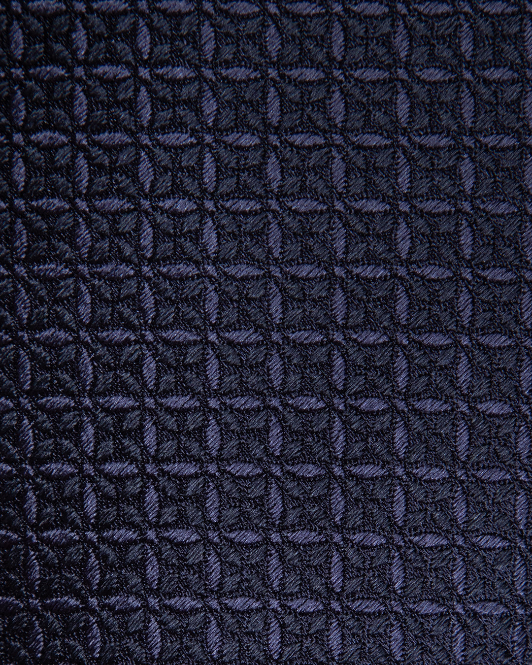 Cravatta Micro-Fiore Blu Cobalto
