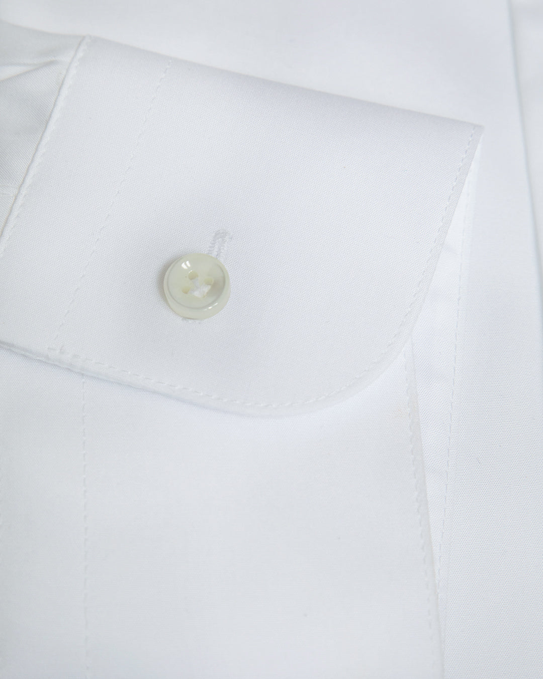 Camicia Bianca con Collo Francese