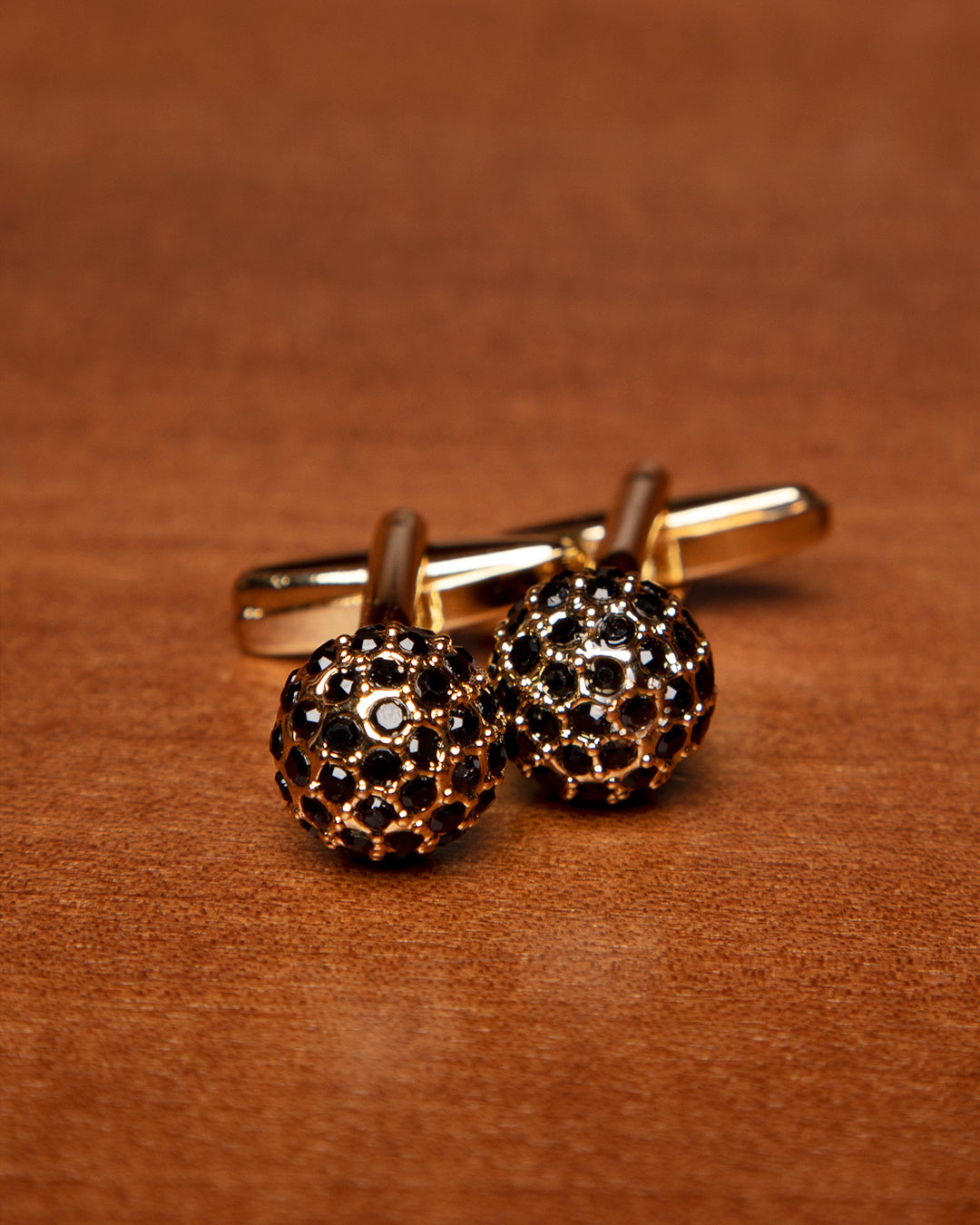 Gold and Black Cufflinks