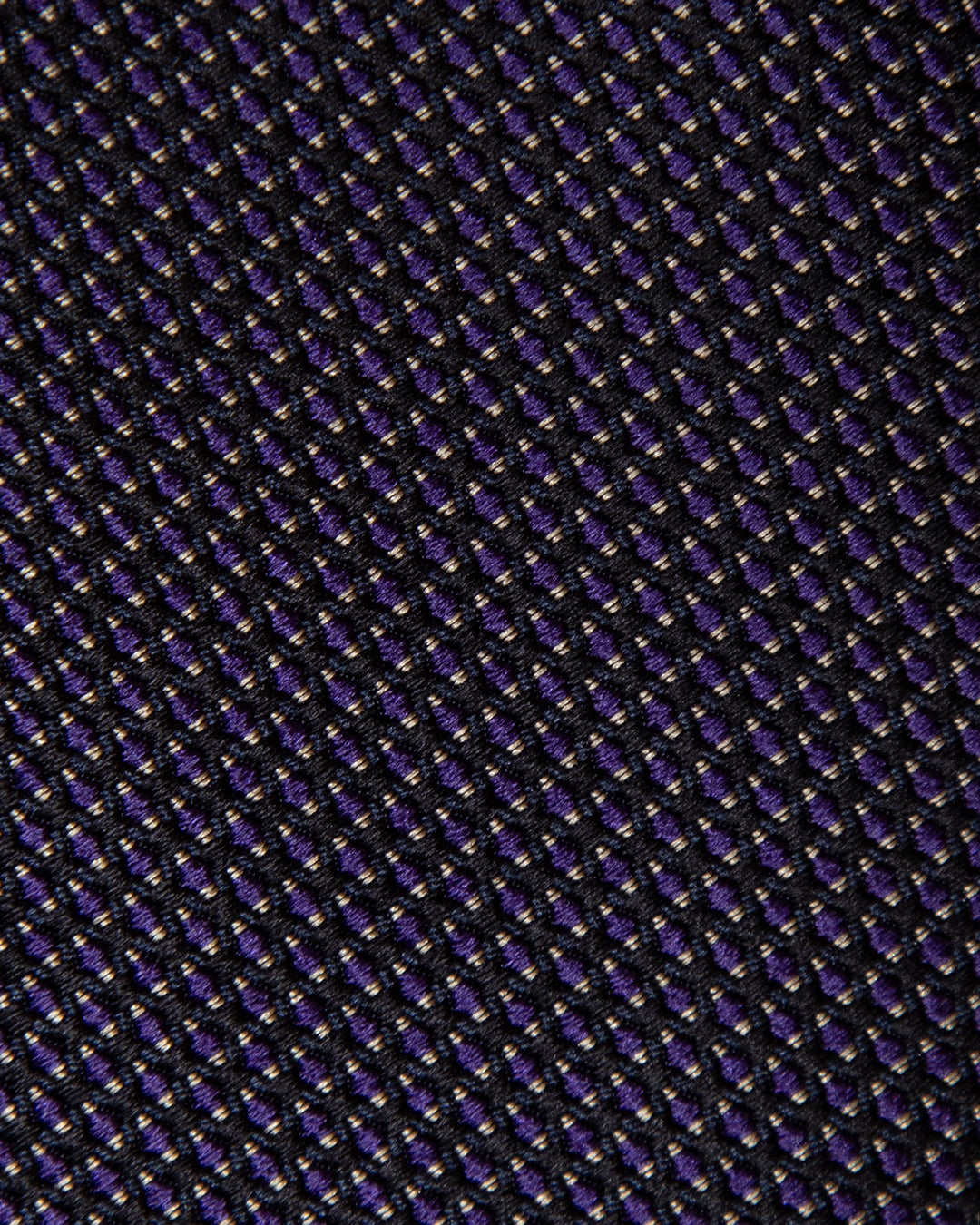 Cravatta Micro-Jacquard Viola Imperiale