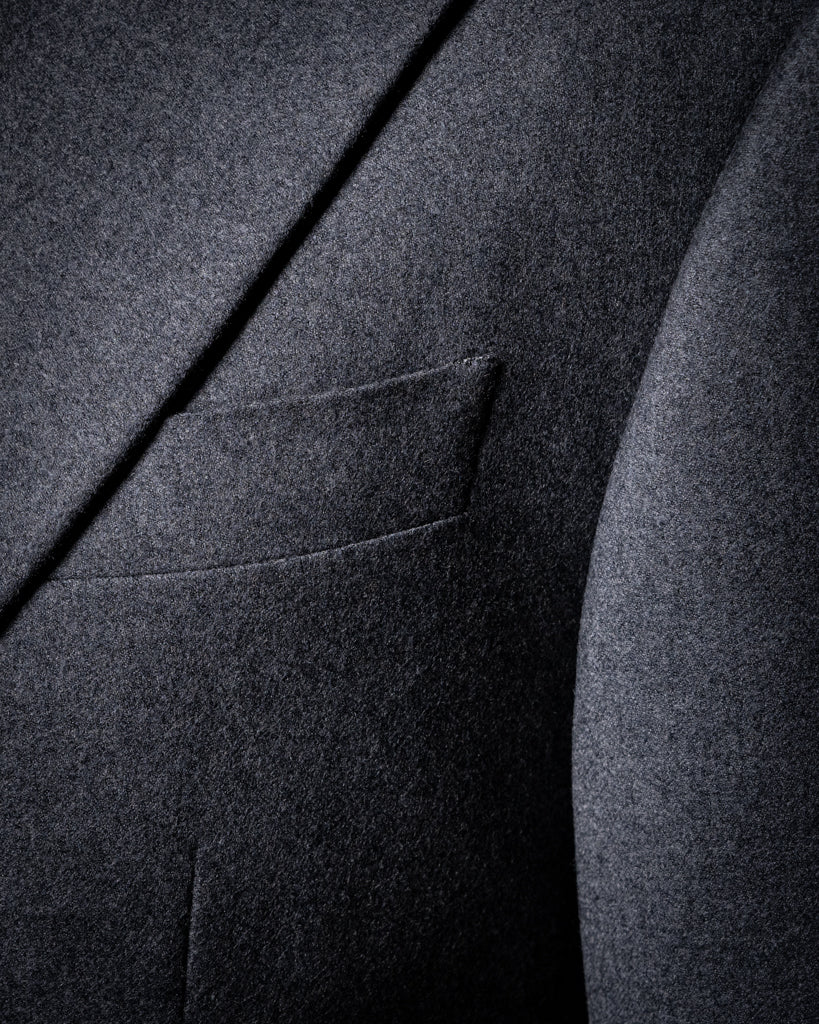 Abito Bernini Flanella Grigio con Gilet