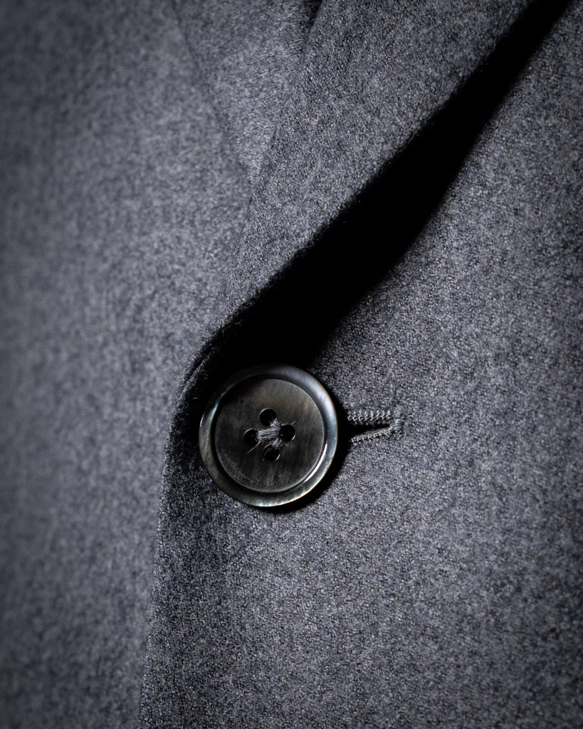 Abito Bernini Flanella Grigio con Gilet