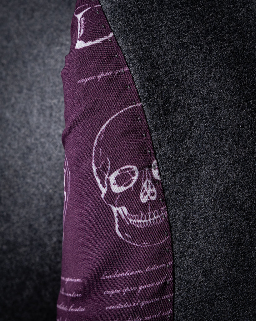 Abito Bernini Flanella Grigio con Gilet