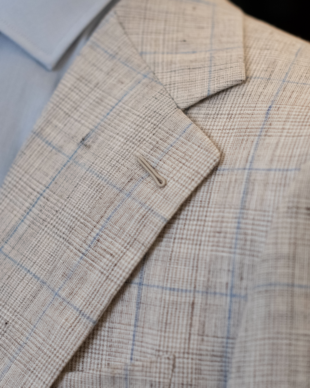 Modernico Beige Checkered Suit