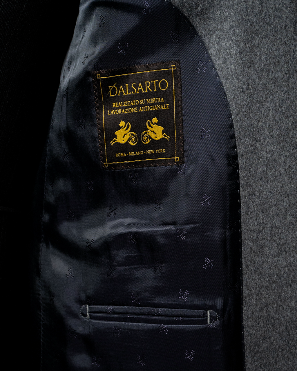 Cappotto Mantegna Grigio Fumo