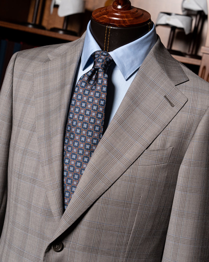 Giotto Check Beige Jacket