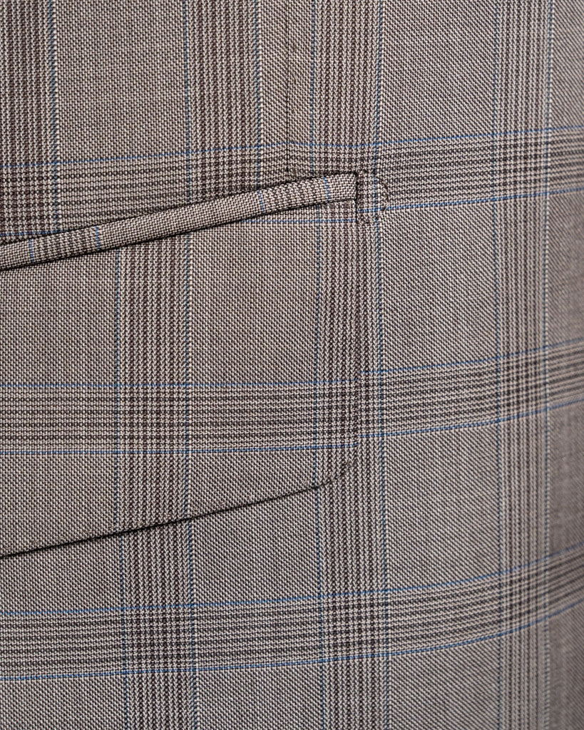 Giotto Check Beige Jacket