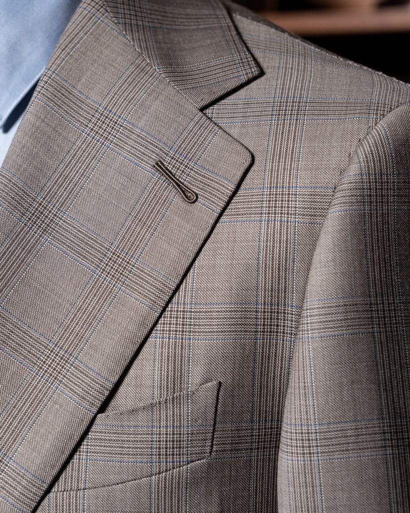 Giotto Check Beige Jacket