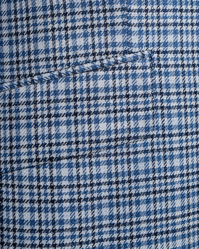Giotto Blue Checked Jacket