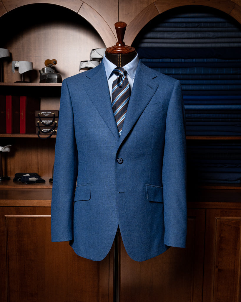 Giacca Giotto Hopsack Navy