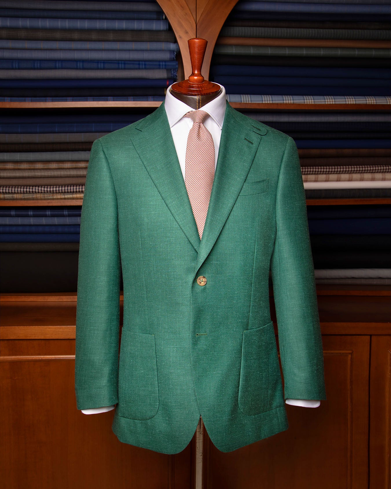 Giacca Modernico Verde in Lino