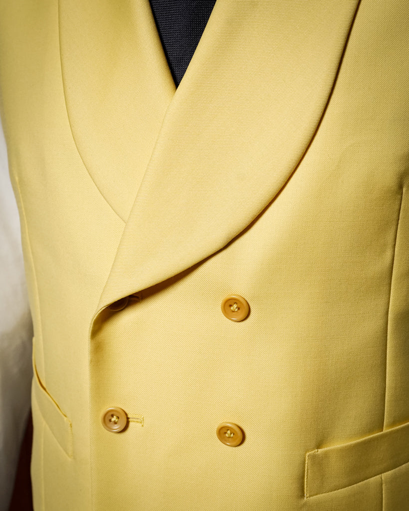 Double-breasted Yellow Waistcoat