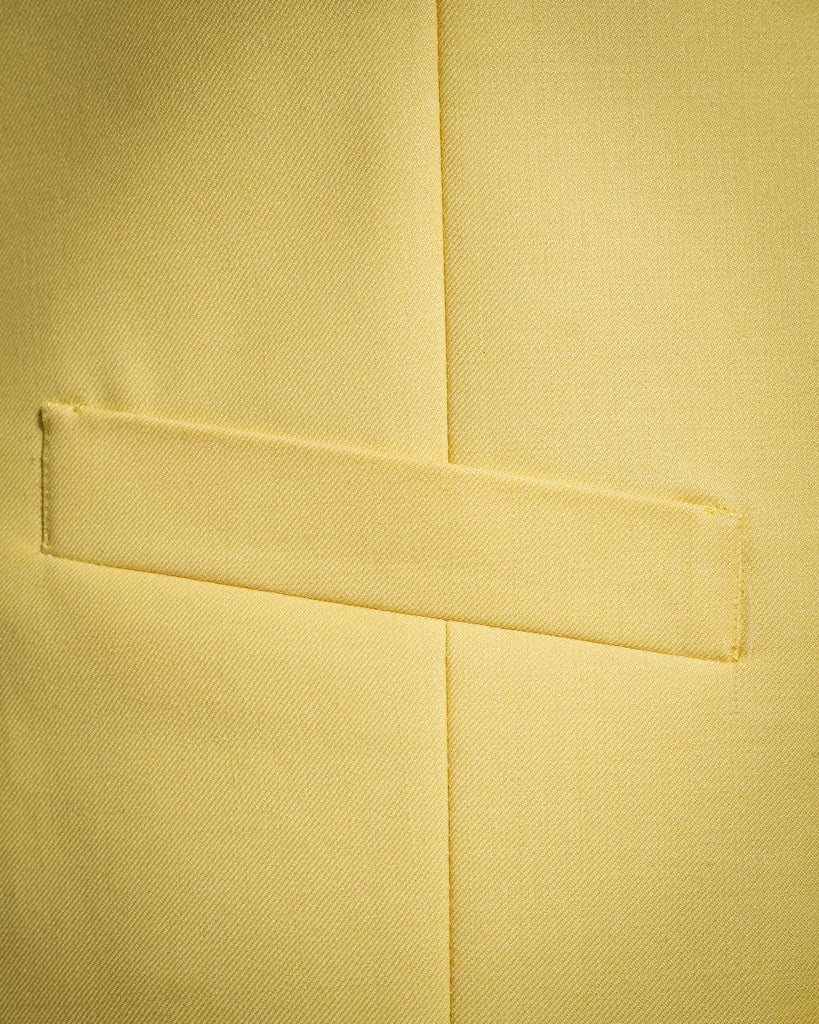 Double-breasted Yellow Waistcoat
