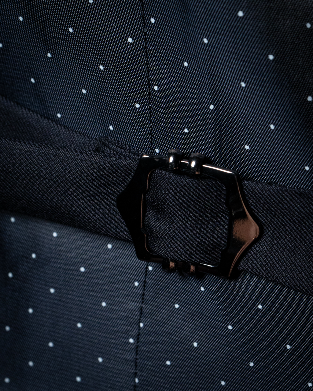 Gilet Blu Pois