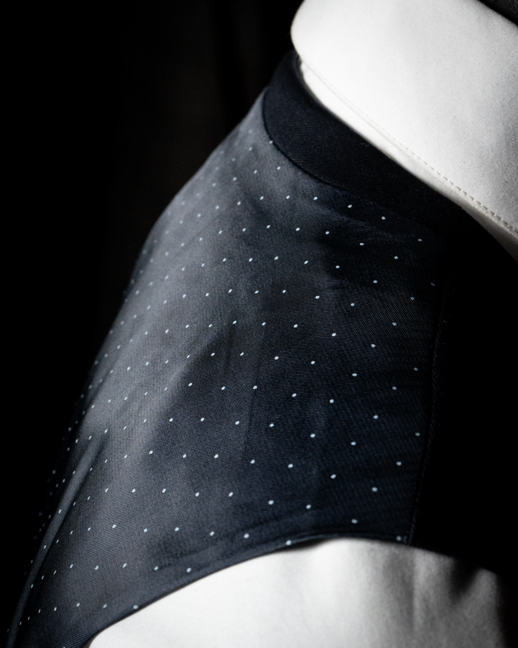 Gilet Blu Pois