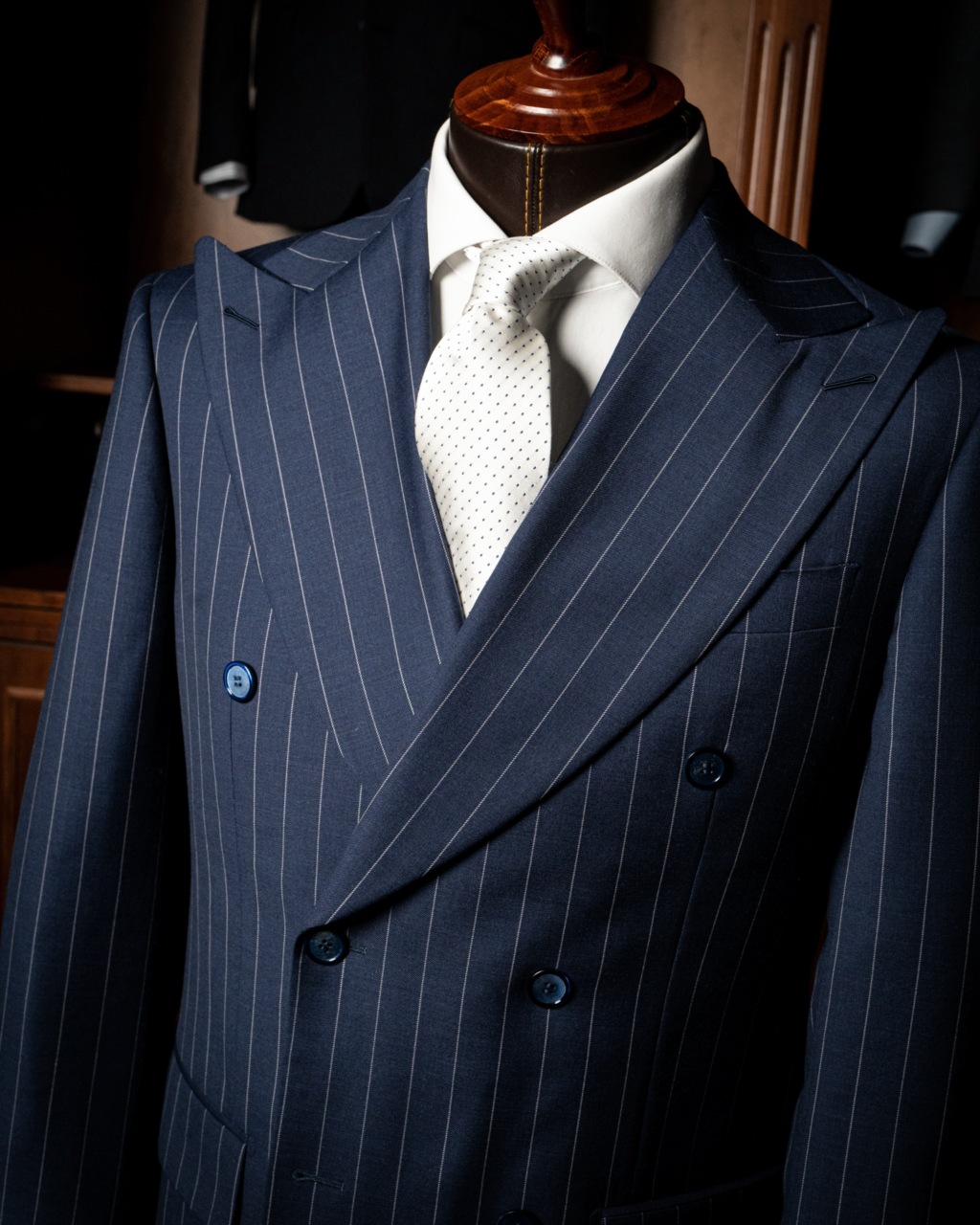 Pinstriped Blue Grinta Jacket
