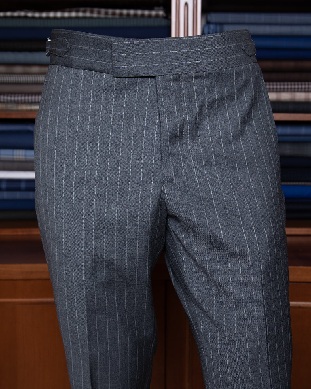 Pantaloni Grigio Cenere Gessato