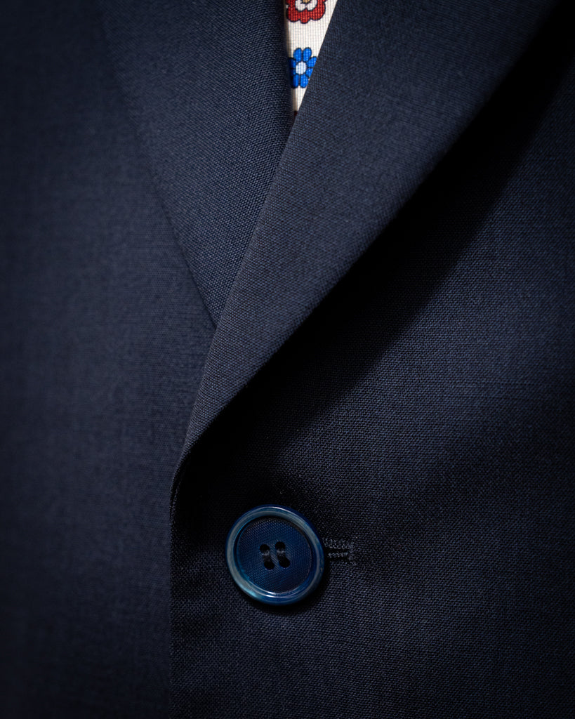 Dark Blue Unlined Bernini Suit