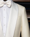 Caravaggio Cream Tuxedo with White Lapel