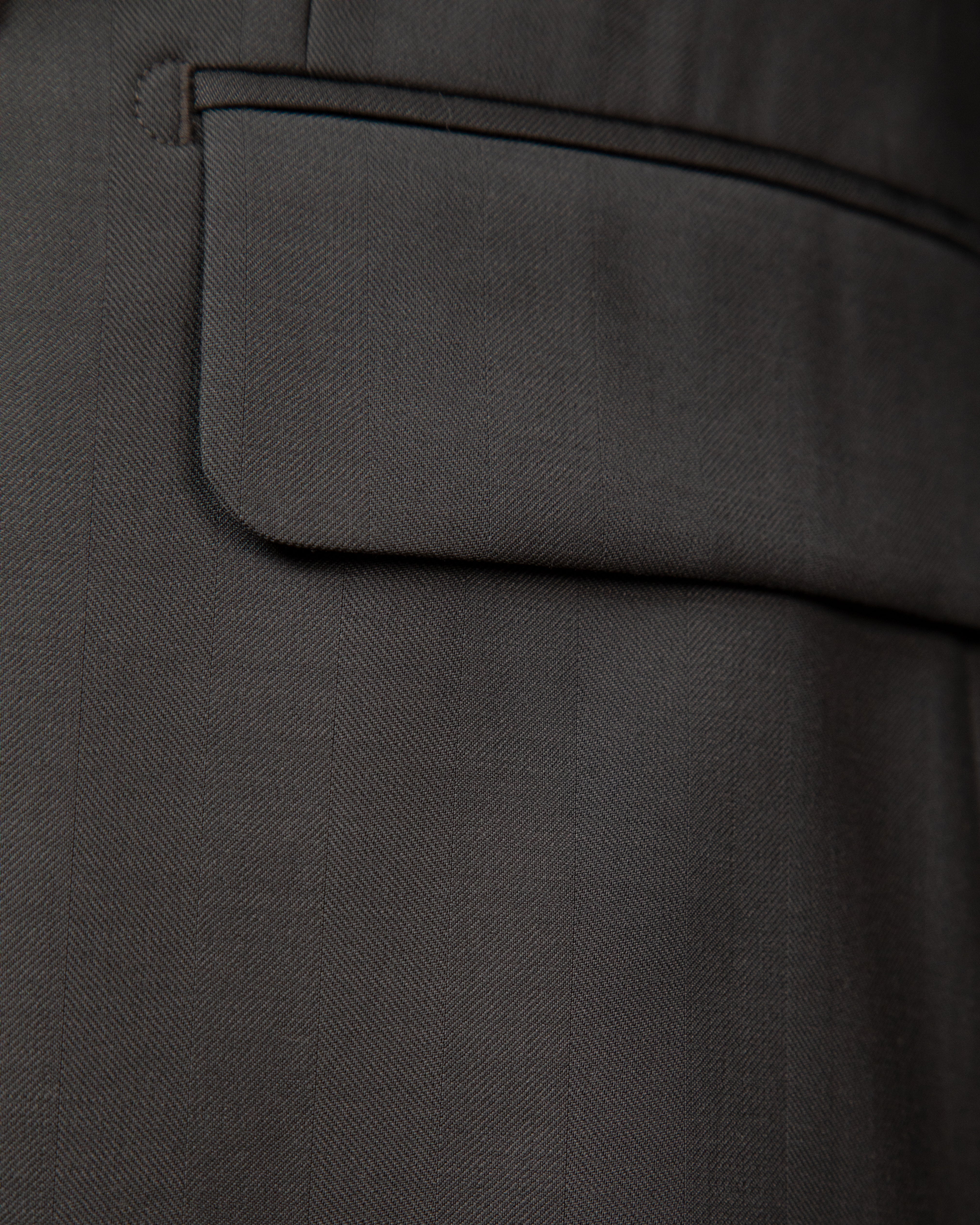Canova Green Herringbone Suit