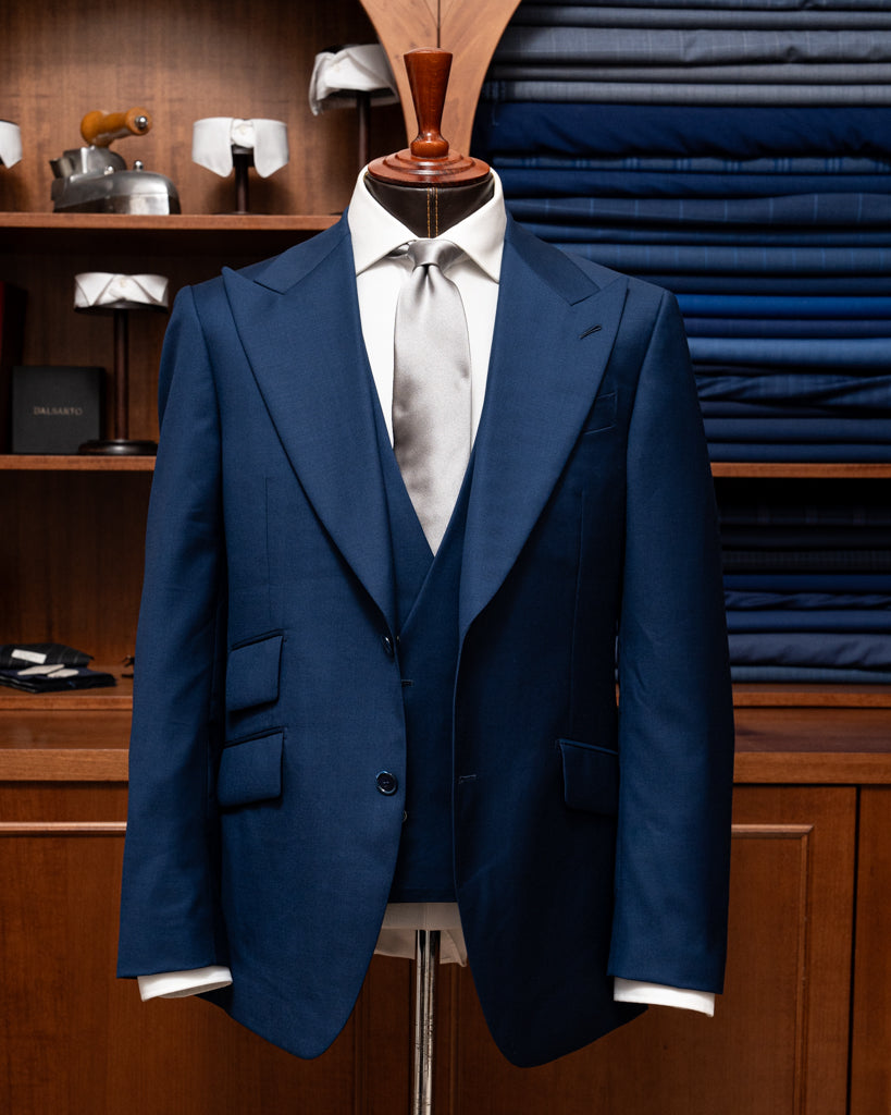 Cobalt Blue Bernini Three-Piece Suit
