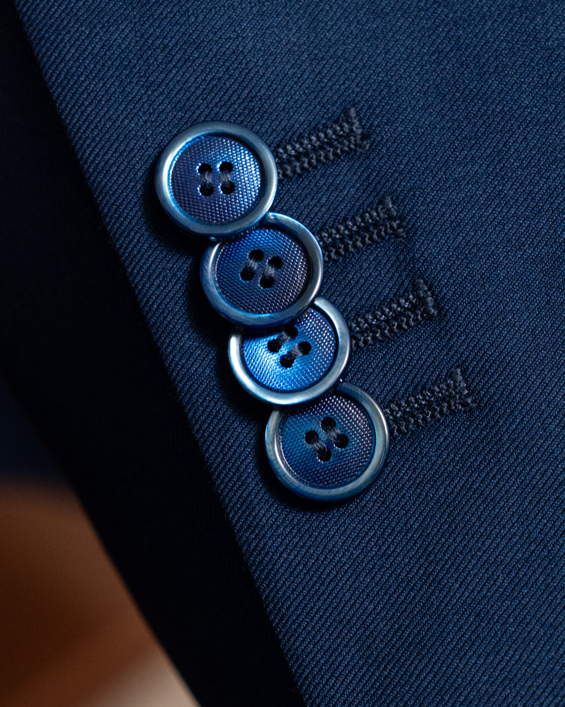 Abito Bernini Blu Cobalto con Gilet
