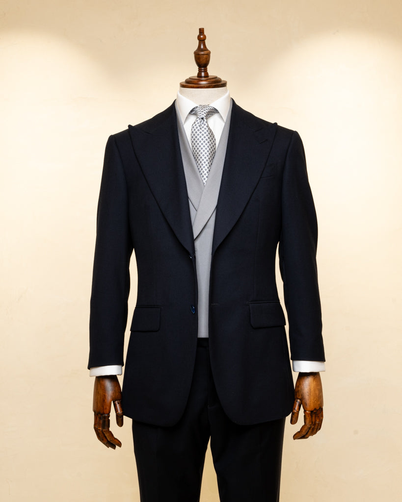 Abito Bernini Blu Notte con Gilet