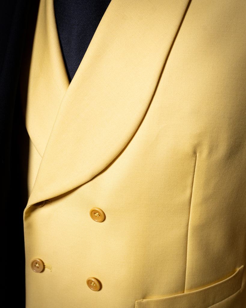 Abito Bernini 3 Pezzi con Gilet Giallo