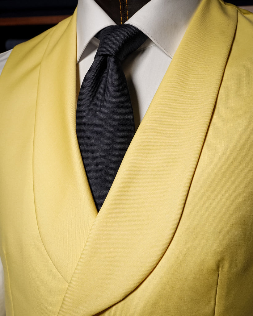 Abito Bernini 3 Pezzi con Gilet Giallo
