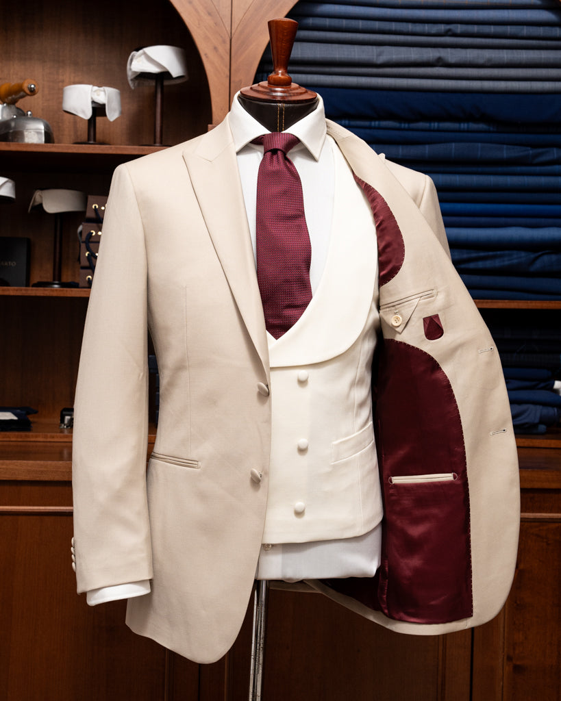 Bernini 3-piece Suit in Cream