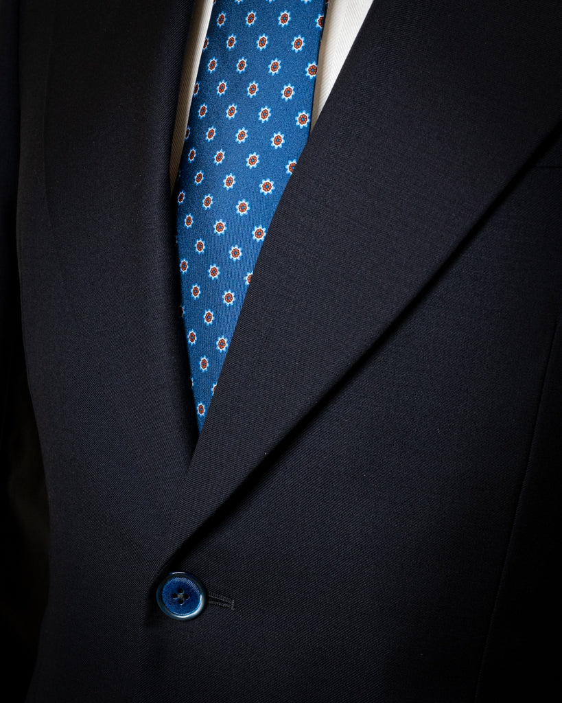 Bernini Blue Suit with Custom Lining