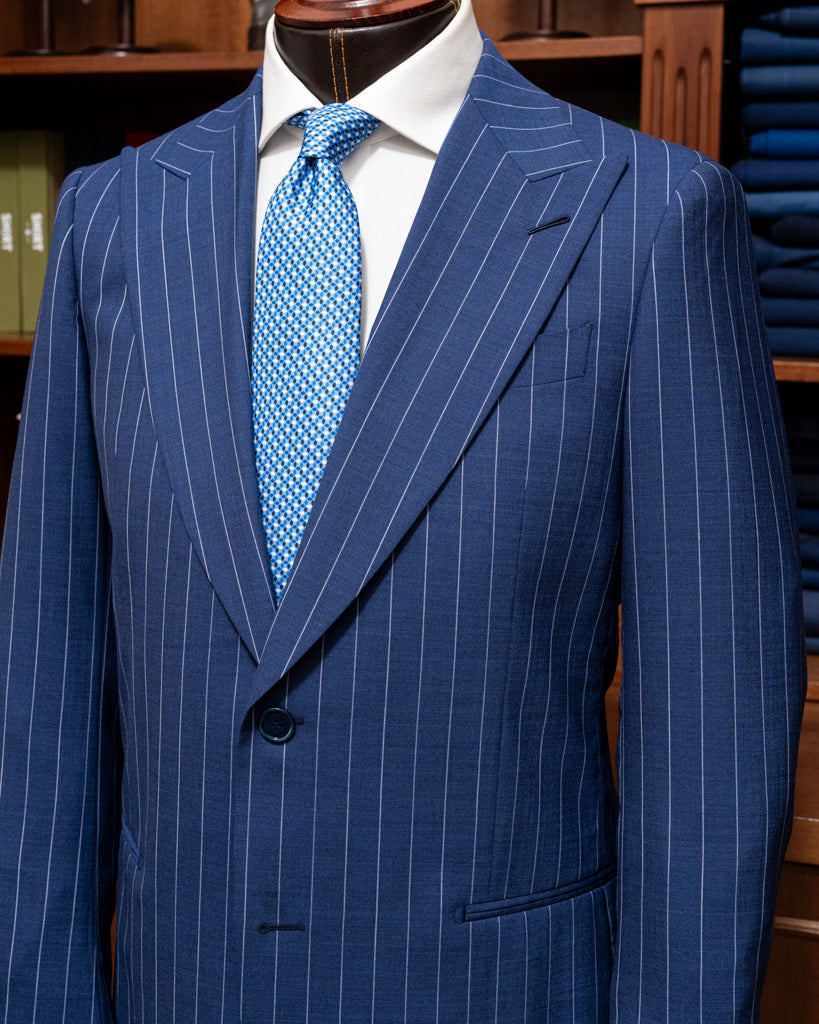Pinstripe Navy Blue Bernini Suit