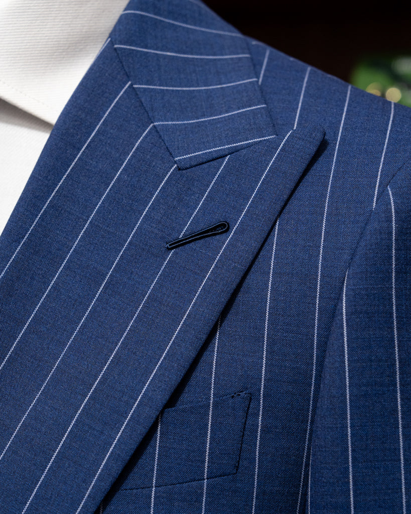 Pinstripe Navy Blue Bernini Suit