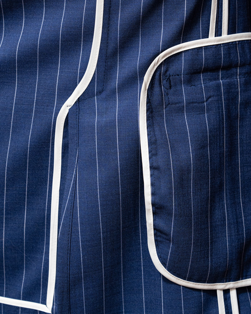 Pinstripe Navy Blue Bernini Suit