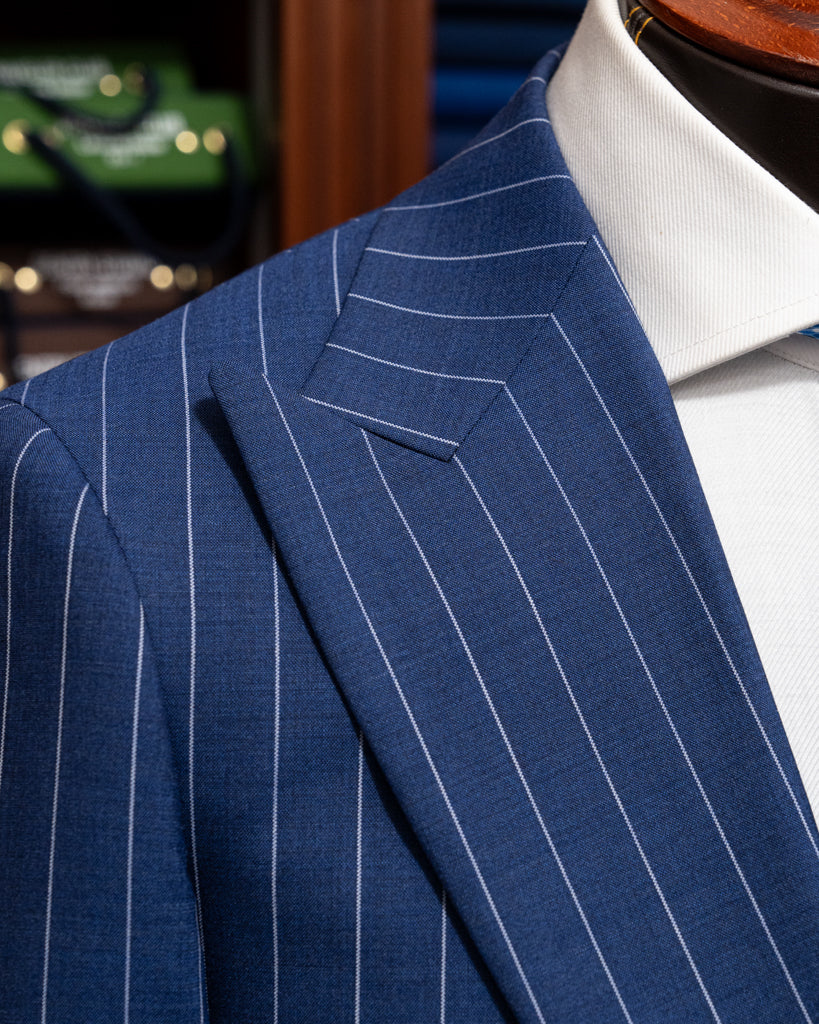 Pinstripe Navy Blue Bernini Suit