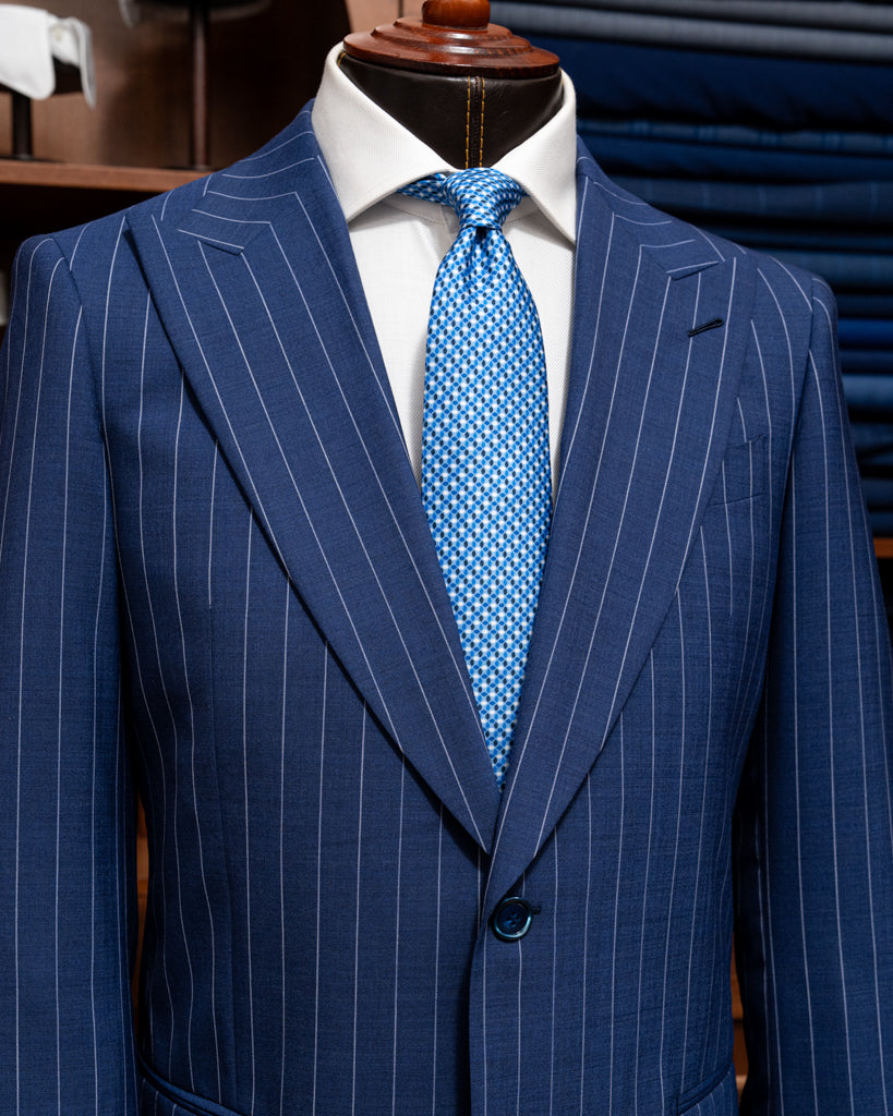 Pinstripe Navy Blue Bernini Suit