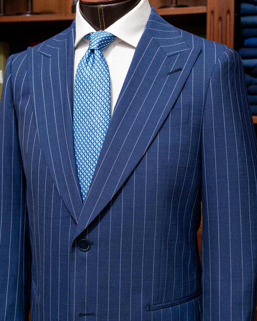 Pinstripe Navy Blue Bernini Suit