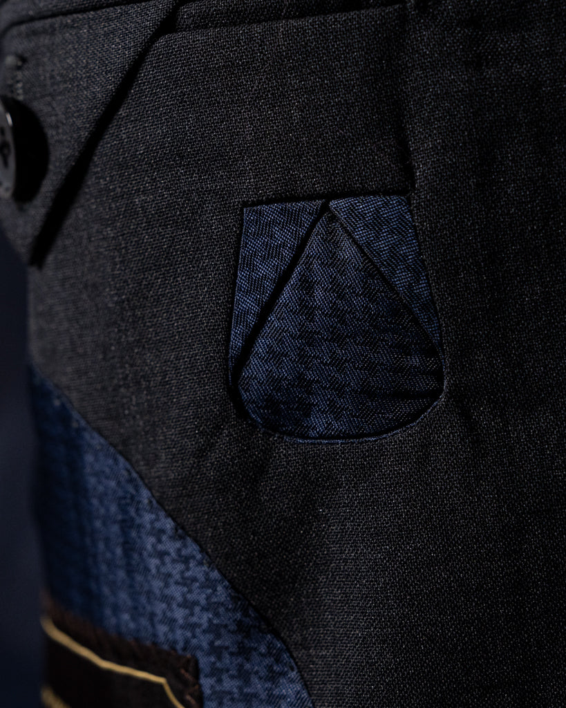 Abito Bernini Grigio Canna di Fucile